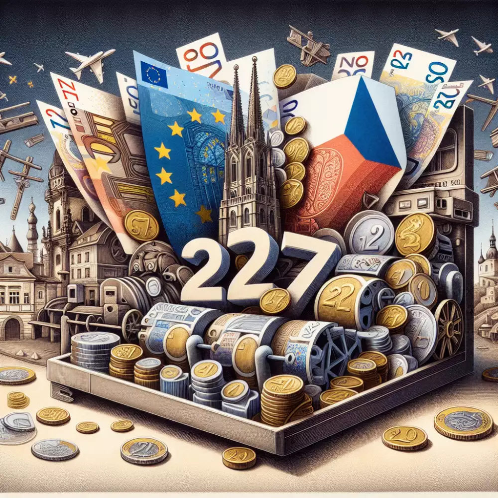 27 eur to czk