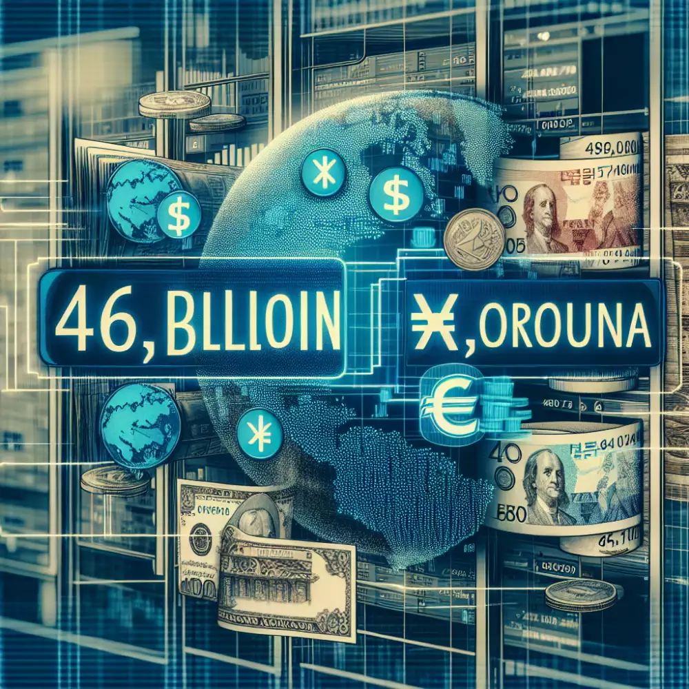 46 miliard won to czk