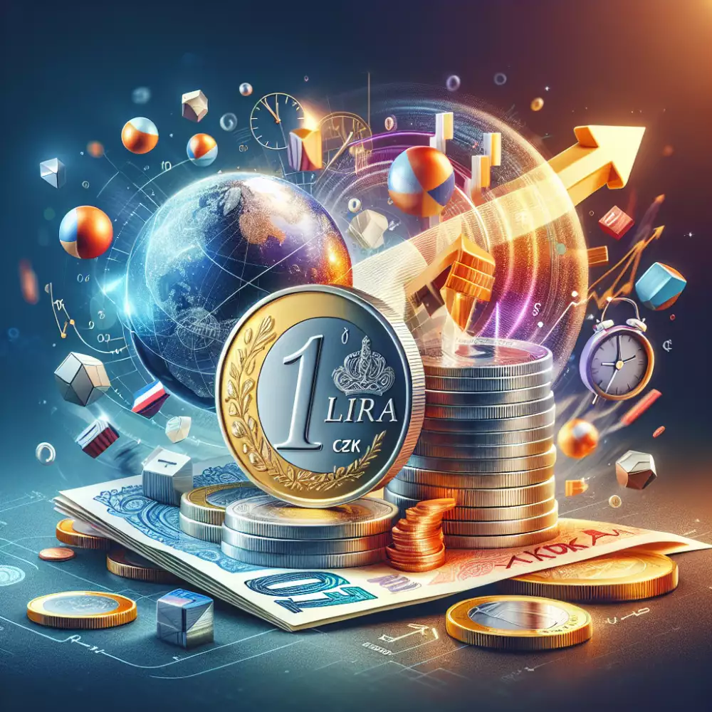 1 lira to czk